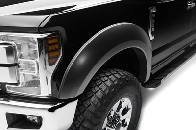 Bushwacker 17-18 Ford F-250 Super Duty Extend-A-Fender Style Flares 4pc - Black - Fender & Trim