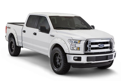 Bushwacker 17-18 Ford F-250 Super Duty Pocket Style Flares 4pc - Oxford White - Fender & Trim