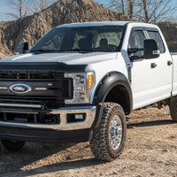 Bushwacker 17-18 Ford F-250 Super Duty Pocket Style Flares 4pc - Black - Fender & Trim