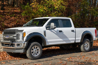 Bushwacker 17-18 Ford F-250 Super Duty Pocket Style Flares 4pc - Black - Fender & Trim