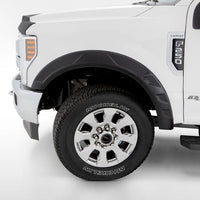 Bushwacker 17-19 Ford F-250 Super Duty w/ 81.8in Bed DRT Style Flares 4pc - Black - Fender & Trim