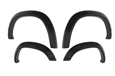 Bushwacker 17-19 Ford F-250 Super Duty w/ 81.8in Bed DRT Style Flares 4pc - Black - Fender & Trim