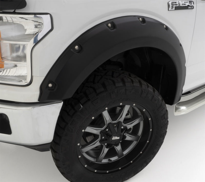 Bushwacker 18-19 Ford F-150 Pocket Style Flares 4 pc - Oxford White - Fender & Trim