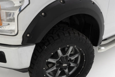 Bushwacker 18-19 Ford F-150 Pocket Style Flares 4 pc - Oxford White - Fender & Trim
