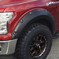 Bushwacker 18-19 Ford F-150 Pocket Style Flares 4pc - Black - Fender & Trim