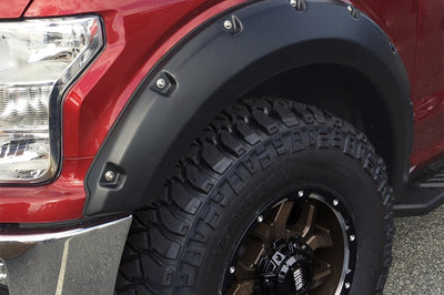 Bushwacker 18-19 Ford F-150 Pocket Style Flares 4pc - Black - Fender & Trim
