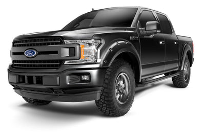 Bushwacker 18-20 Ford F-150 (Excl Models w/Tech Pkg) Pocket Style Flares 4pc - Agate Black Met - Fender & Trim