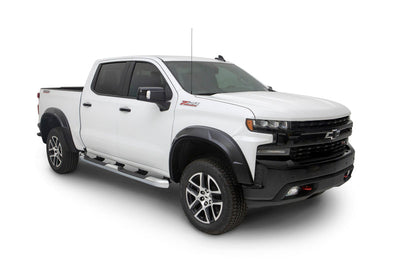 Bushwacker 19-21 Chevrolet Silverado 1500 DRT Style Flares 4pc - Black - Fender & Trim
