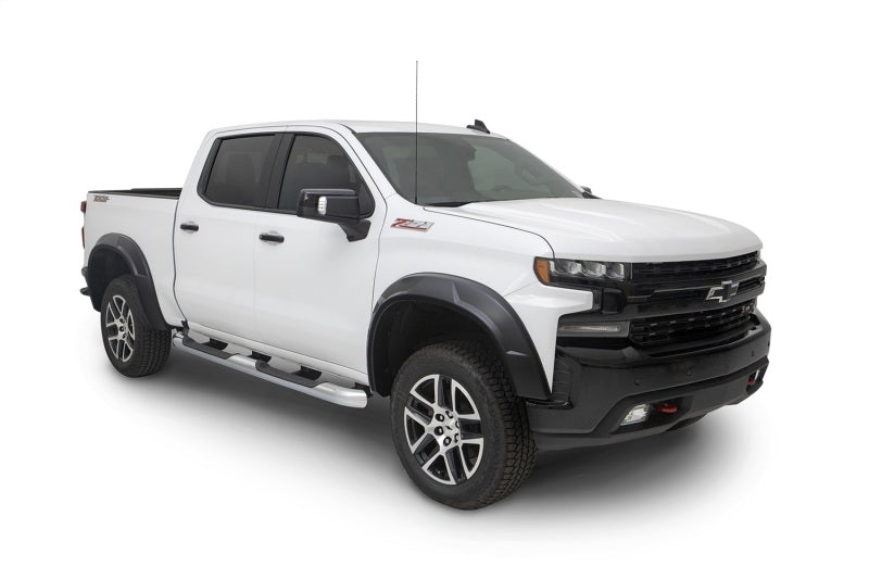 Bushwacker 19-21 Chevrolet Silverado 1500 DRT Style Flares 4pc - Black - Fender & Trim