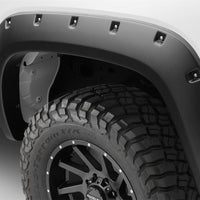 Bushwacker 19-21 Chevrolet Silverado 2500 / 3500 HD (Excl. Dually) Forge Style Flares 4pc - Black - Fender & Trim