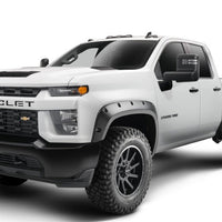 Bushwacker 19-21 Chevrolet Silverado 2500 / 3500 HD (Excl. Dually) Forge Style Flares 4pc - Black - Fender & Trim