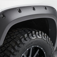 Bushwacker 19-21 Chevrolet Silverado 2500 / 3500 HD (Excl. Dually) Forge Style Flares 4pc - Black - Fender & Trim