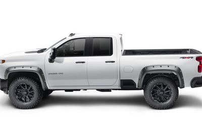 Bushwacker 19-21 Chevrolet Silverado 2500 / 3500 HD (Excl. Dually) Forge Style Flares 4pc - Black - Fender & Trim