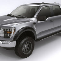 Bushwacker 19-21 Ford Ranger (6ft Bed) Forge Style Flares 4pc - Black - Fender & Trim