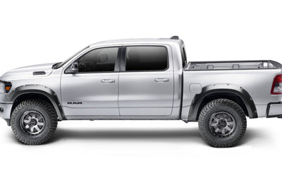 Bushwacker 19-22 Dodge Ram 1500 Pocket Style Front Flares 2pc - Black - Fender & Trim