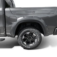 Bushwacker 19-22 Dodge Ram 1500 Pocket Style Rear Flares 2pc - Black - Fender & Trim