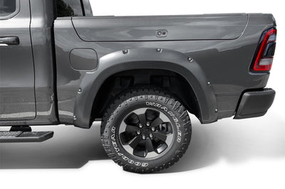 Bushwacker 19-22 Dodge Ram 1500 Pocket Style Rear Flares 2pc - Black - Fender & Trim