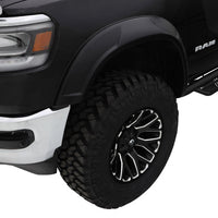 Bushwacker 19-22 Ram 1500 (Excl. Rebel/TRX) 76.3 & 67.4in Bed DRT Style Flares 4pc - Blk / Smooth - Fender Trim