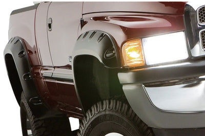 Bushwacker 20-22 Ram 1500 (Excl. Rebel/TRX) 76.3/67.4in Bed Pocket Style Flares 4pc - Diamd. Black - Fender & Trim