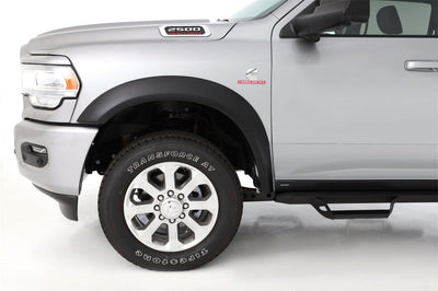 Bushwacker 2019 Dodge Ram 2500 Extend-A-Fender Style Flares 2pc Front - Black - Fender & Trim