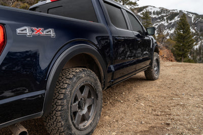 Bushwacker 2019 Ford Ranger Extended Cab / Crew Pickup OE Style Fender Flares 4pc - Black - & Trim