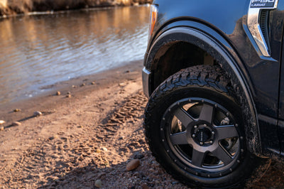 Bushwacker 2019 Ford Ranger Extended Cab / Crew Pickup OE Style Fender Flares 4pc - Black - & Trim