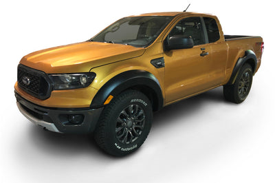 Bushwacker 2019 Ford Ranger Extended Cab Extend-A-Fender Style Flares 4pc - Black - Fender & Trim