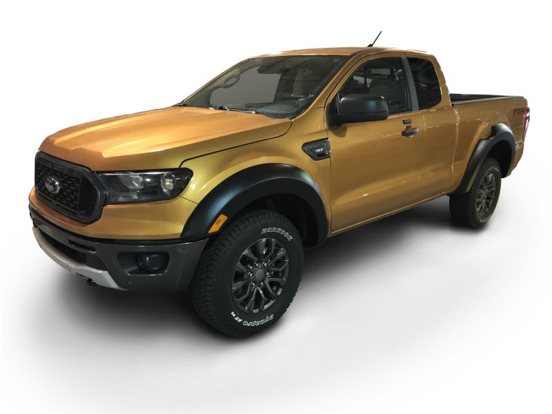 Bushwacker 2019 Ford Ranger Extended Cab Extend-A-Fender Style Flares 4pc - Black - Fender & Trim