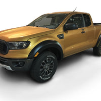 Bushwacker 2019 Ford Ranger Extended Cab Extend-A-Fender Style Flares 4pc - Black - Fender & Trim