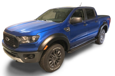 Bushwacker 2019 Ford Ranger Supercrew Extend-A-Fender Style Flares 4pc - Black - Fender & Trim