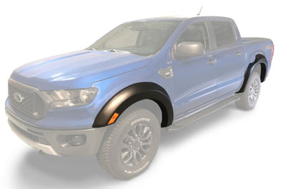 Bushwacker 2019 Ford Ranger Supercrew Extend-A-Fender Style Flares 4pc - Black - Fender & Trim