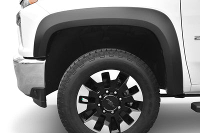 Bushwacker 2020 Chevrolet Silverado 2500/3500 Extend-A-Fender Style Flares 4pc - Black - Fender & Trim