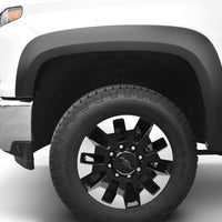 Bushwacker 2020 Chevrolet Silverado 2500/3500 Extend-A-Fender Style Flares 4pc - Black - Fender & Trim
