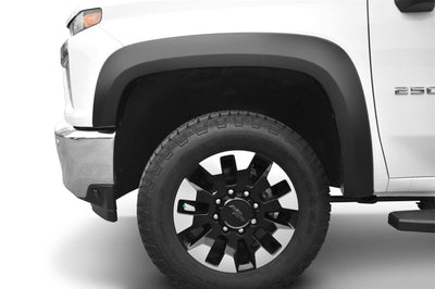 Bushwacker 2020 Chevrolet Silverado 2500/3500 Extend-A-Fender Style Flares 4pc - Black - Fender & Trim