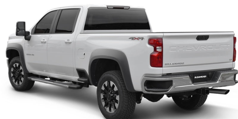 Bushwacker 2020 Chevrolet Silverado 2500/3500 Extend-A-Fender Style Flares 4pc - Black - Fender & Trim