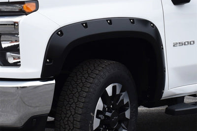 Bushwacker 2020 Chevrolet Silverado 3500/2500 HD Pocket Style Flares 4pc - Black - Fender & Trim