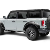 Bushwacker 2021 + Ford Bronco 4-Door Extend-A-Flares 4pc - Black - Fender Flares & Trim