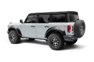Bushwacker 2021 + Ford Bronco 4-Door Extend-A-Flares 4pc - Black - Fender Flares & Trim
