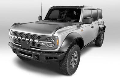 Bushwacker 2021 + Ford Bronco 4-Door Extend-A-Flares 4pc - Black - Fender Flares & Trim