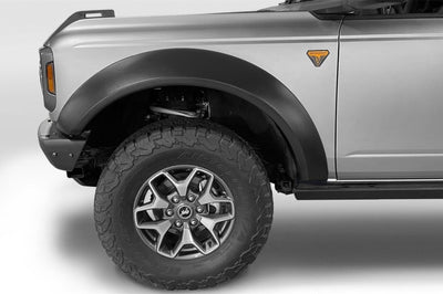 Bushwacker 2021 + Ford Bronco 4-Door Extend-A-Flares 4pc - Black - Fender Flares & Trim