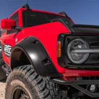 Bushwacker 2021 + Ford Bronco 4-Door Pocket Style Flares 4pc - Black - Fender & Trim