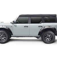 Bushwacker 2021 + Ford Bronco 4-Door Pocket Style Flares 4pc - Black - Fender & Trim