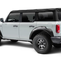 Bushwacker 2021 + Ford Bronco 4-Door Pocket Style Flares 4pc - Black - Fender & Trim