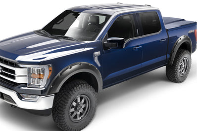 Bushwacker 2021 Ford F-150 (Excl. Lightning) Pocket Style Flares 4pc - Black - Fender & Trim