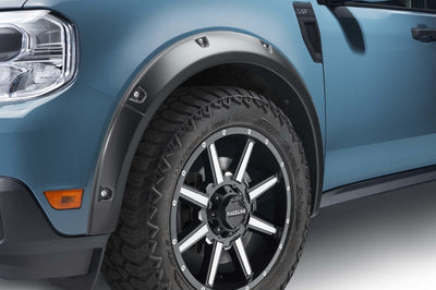 Bushwacker 2022 Ford Maverick Pocket Style Fender Flares - 4pc Smooth - & Trim