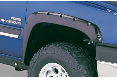 Bushwacker 21-22 Chevrolet Colorado (Ex ZR2) 61.7in Bed Fleetside FF Pocket Style Flares 4pc - Sm Bk - Fender & Trim