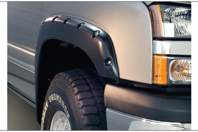 Bushwacker 21-22 Chevrolet Colorado (Ex ZR2) 61.7in Bed Fleetside FF Pocket Style Flares 4pc - Sm Bk - Fender & Trim