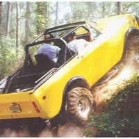 Bushwacker 72-80 International Scout II Extend-A-Fender Style Flares 2pc - Black - Fender & Trim