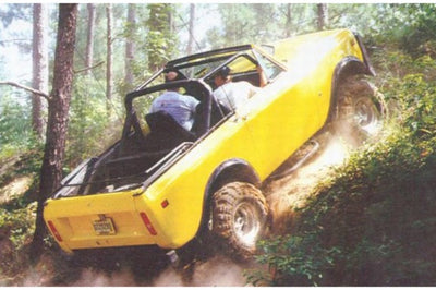 Bushwacker 72-80 International Scout II Extend-A-Fender Style Flares 2pc - Black - Fender & Trim