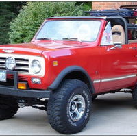 Bushwacker 72-80 International Scout II Extend-A-Fender Style Flares 2pc - Black - Fender & Trim